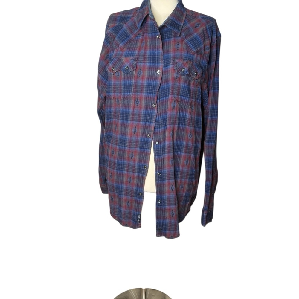 Casual Plaid Button-Down Shirt for Men